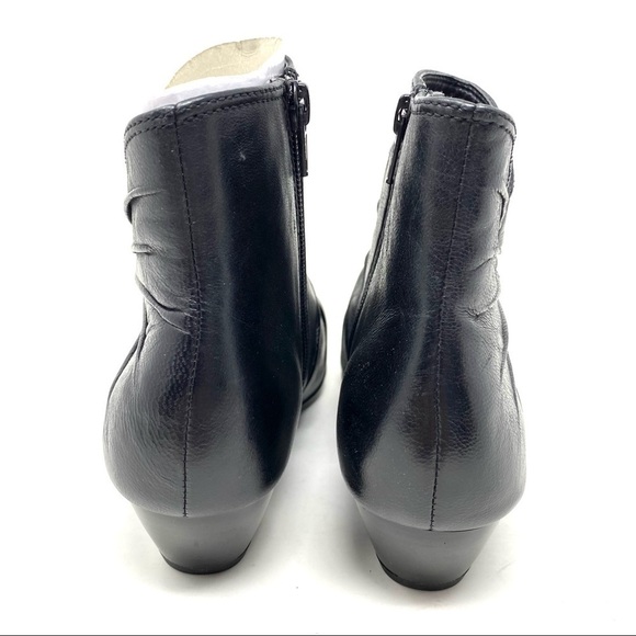 Josef Seibel Women's Amy 07 Ankle Boot black leather side zip - Picture 2 of 8